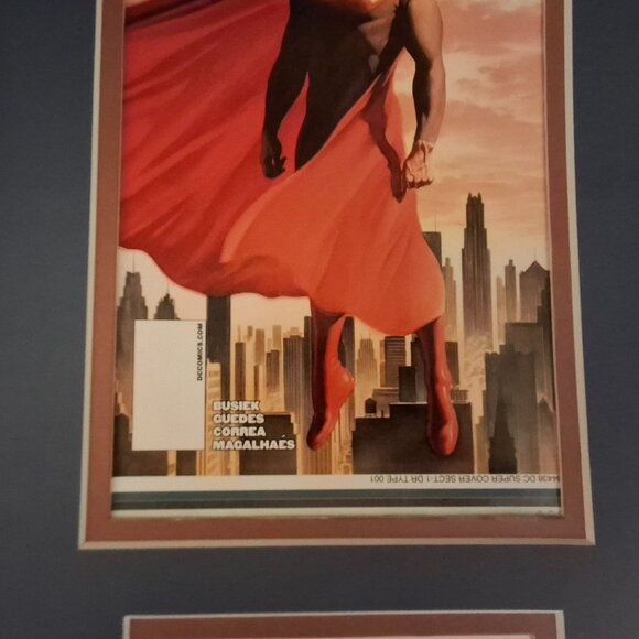 Alex Ross SIGNED COA Superman #675 DC Cover Art Repro. Limited Edition#155 Print - Picture 8 of 8